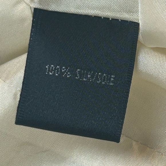 Lafayette 148 NY Womens Beige Silk
Button Up Jacket Size 6 Event Dressy - Picture 12 of 12